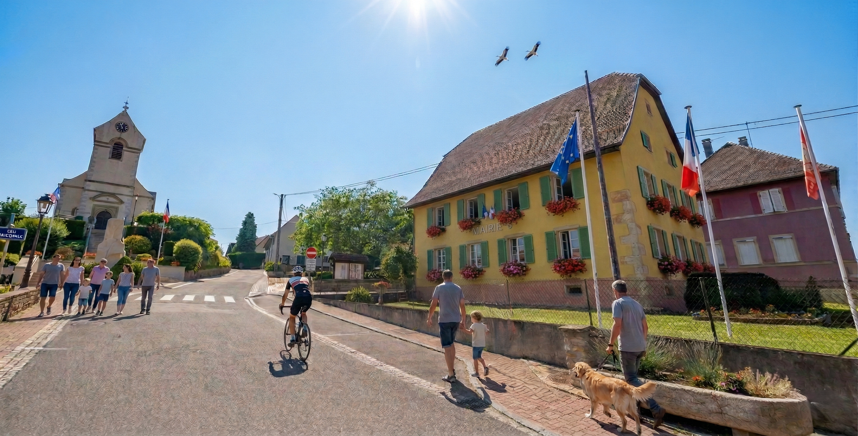 La mairie de Riespach